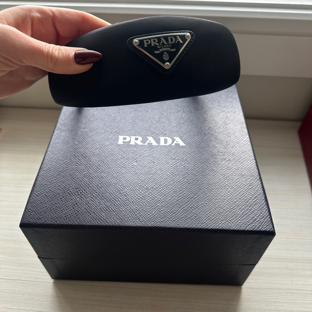 Prada Black Headband